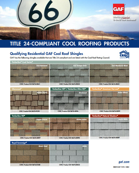 GAF Cool Roof Products