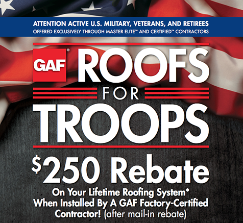 Roofs for troops