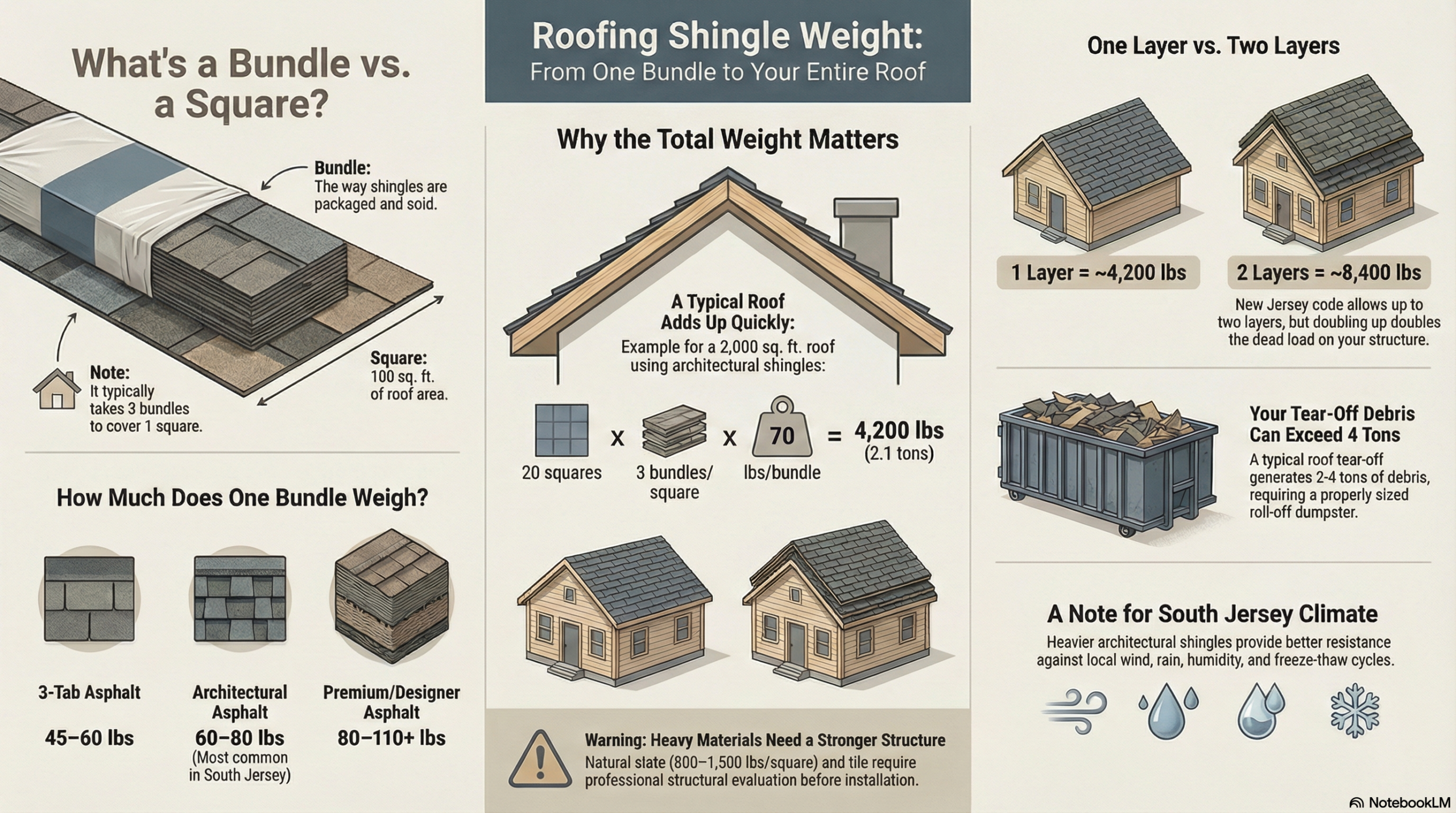 Roofing Shingle Weight Guide Roofing Shingle Weight Guide