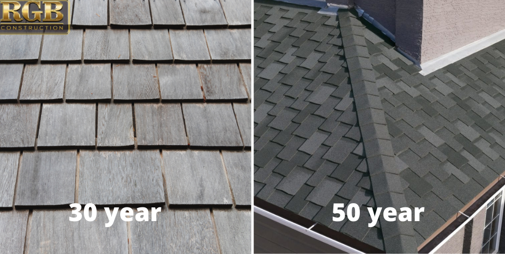 30 vs 50 year shingles