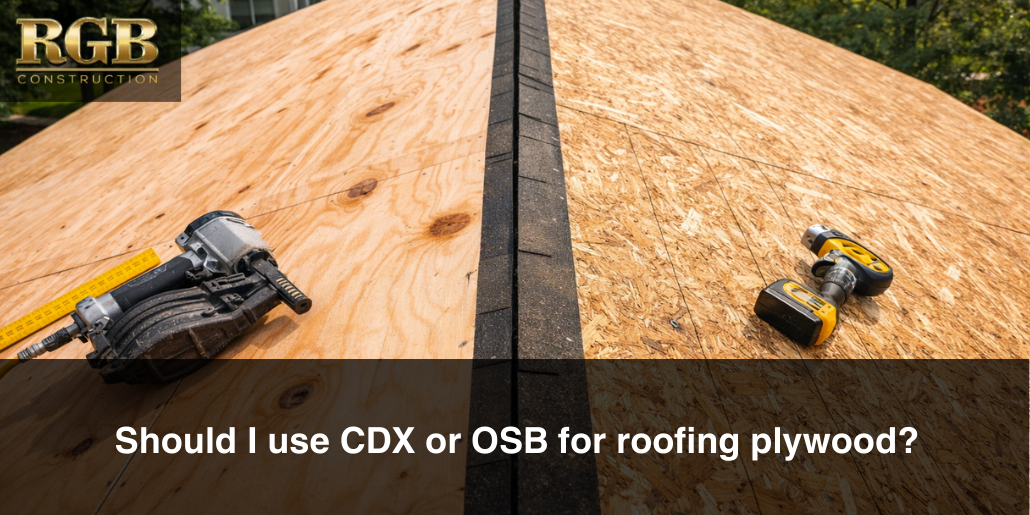 Should I use CDX or OSB for roofing plywood Should I use CDX or OSB for roofing plywood?
