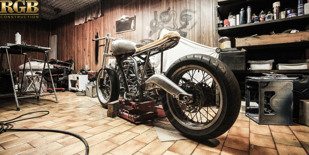 Garage With Motorcylce