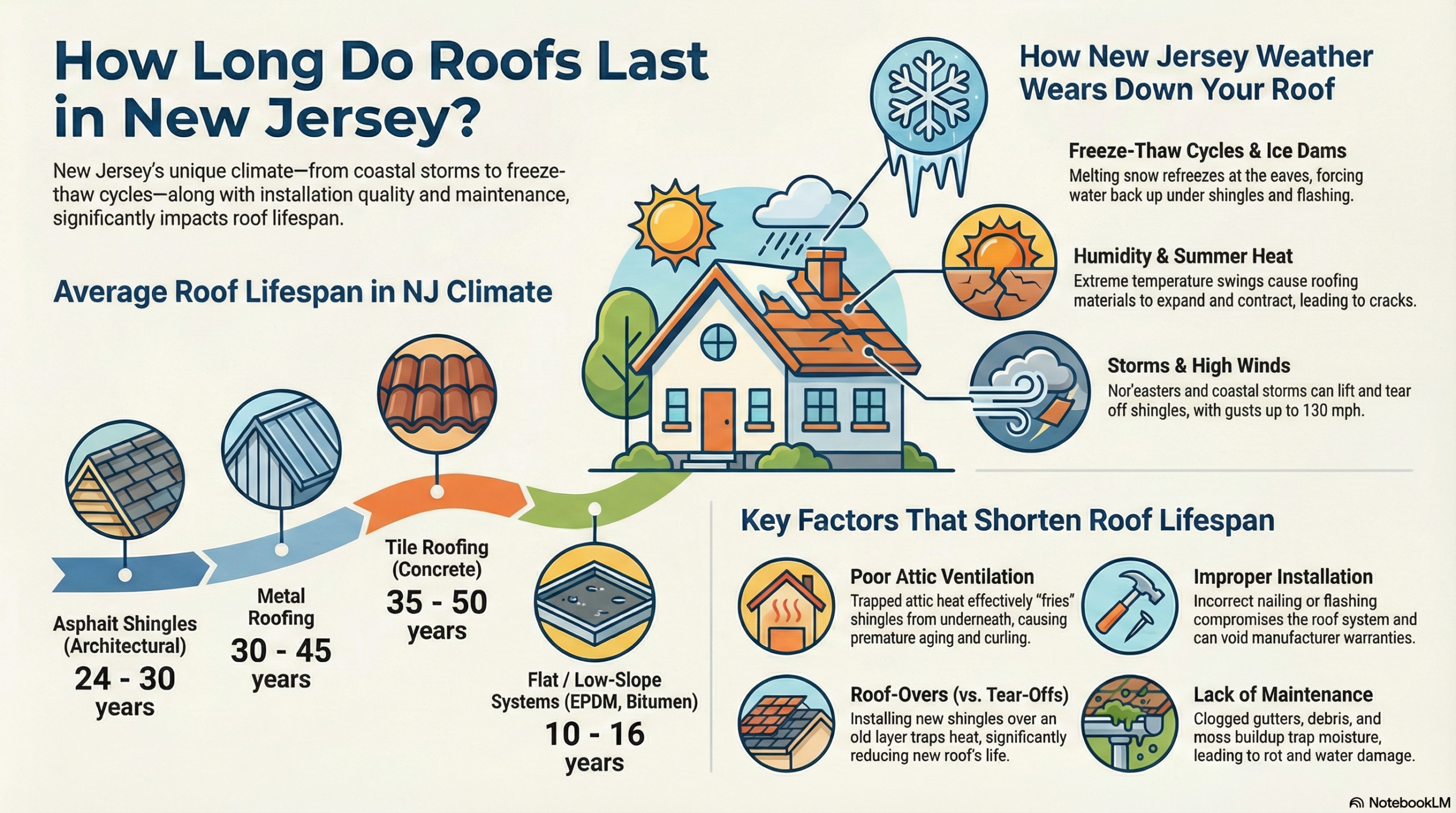 How Long Do Roofs Last In New Jersey?
