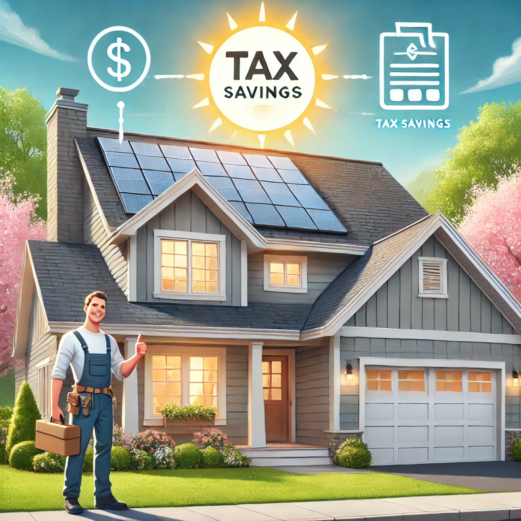 Suburban Home Featuring Crrc-Compliant Gaf Shingles Installed For Energy Efficiency And Gaf Shingles Tax Credit Savings.