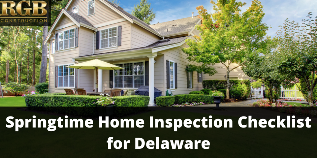 Springtime Home Inspection Checklist for Delaware