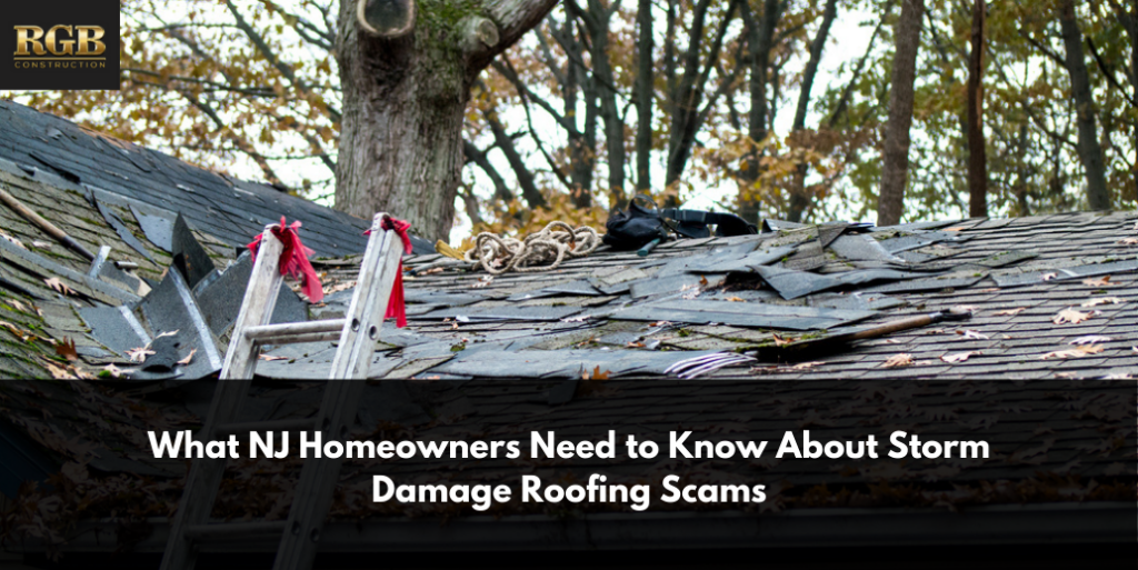 What NJ Homeowners Need to Know About Storm Damage Roofing Scams