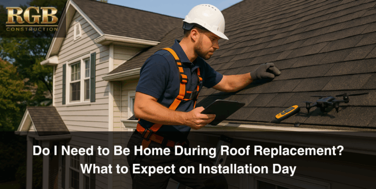 A roofing contractor performs a roof replacement with asphalt shingles.