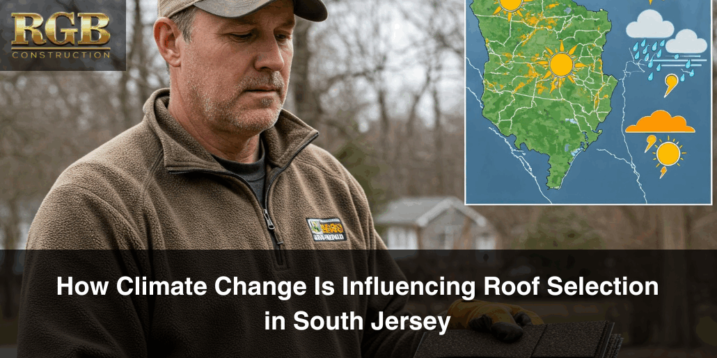 A roofer discusses how climate change is affecting roof selection