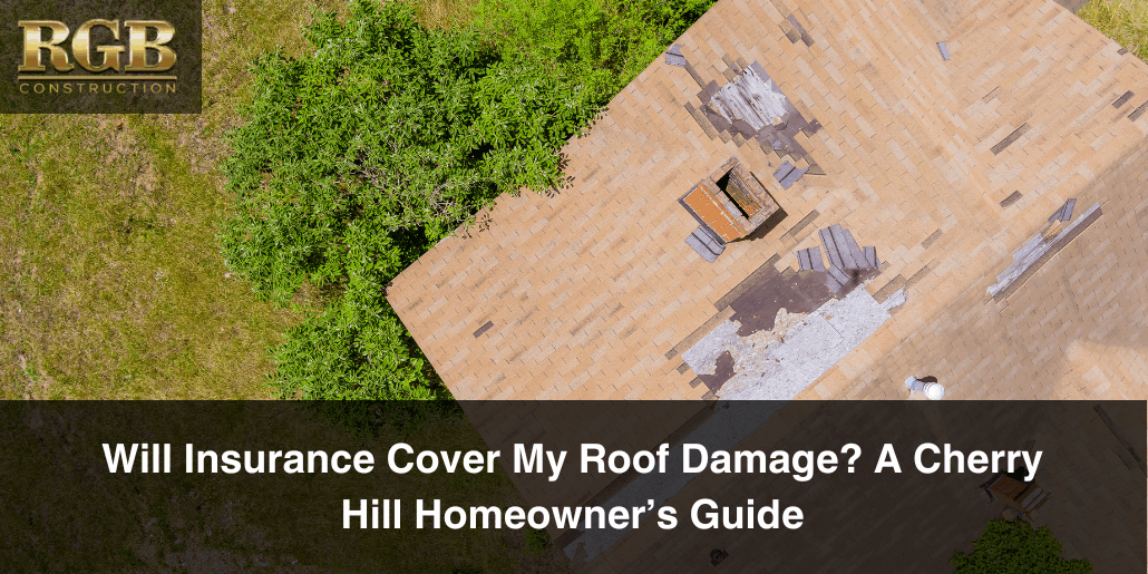 A home with visible roof damage.