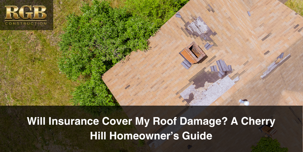 A home with visible roof damage.