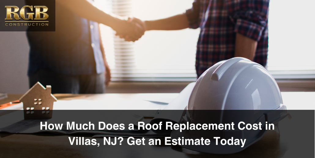 A customer shaking hands with a roofer after agreeing on their roof replacement cost in Villas, NJ