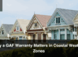 Houses in Cape May County that are protected by a GAF warranty