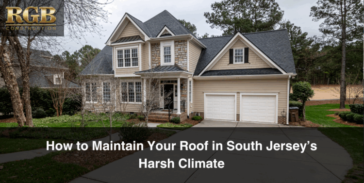 A beautiful home that shows if you maintain your roof in South Jersey, it can withstand harsh weather.
