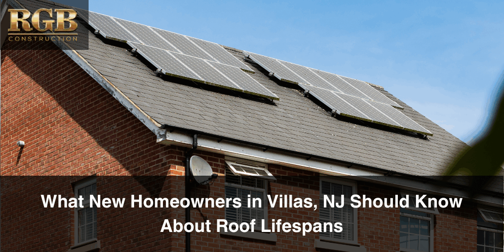 A brand new roof fitted with solar panels. What's the roof lifespan in Villas, NJ?