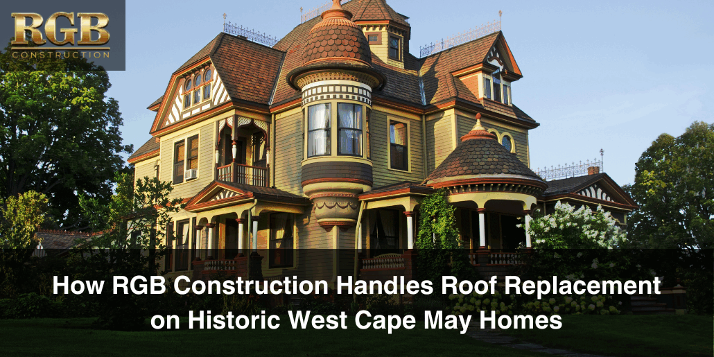 Roof replacement on historic west cape may homes begins with one like this with unique architecture and wood work.