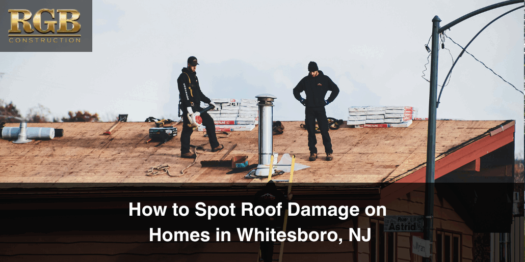 Two roofers who know how to spot roof damage on homes in Whitesboro, NJ.