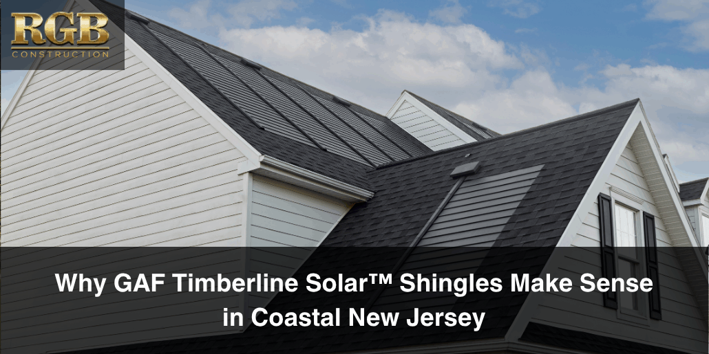 GAF Timberline Solar™ shingles on a home.