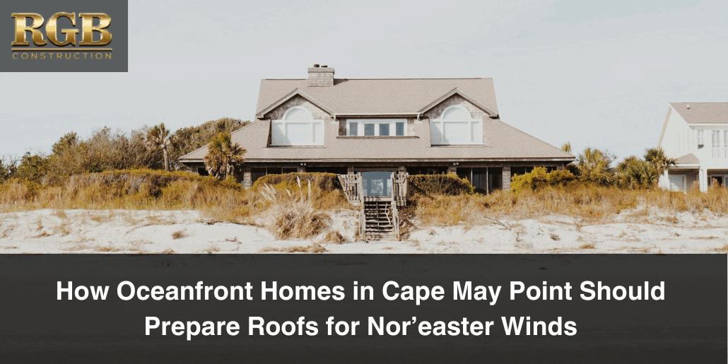 An oceanfront home that has prepared for fall and winter well.