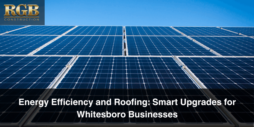 Energy-efficiency and roofing go hand in hand, just like solar panels on a commercial roof