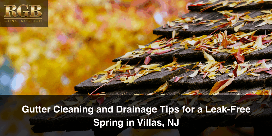 Gutter Cleaning and Drainage Tips for a Leak-Free Spring in Villas, NJ The best gutter cleaning and drainage tip? Get those leaves off your roof and out of the gutters.