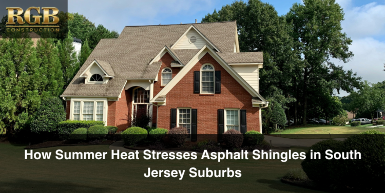 A home feeling the effects of summer heat, although nothing is visible as of yet. A roof inspection might uncover damage.