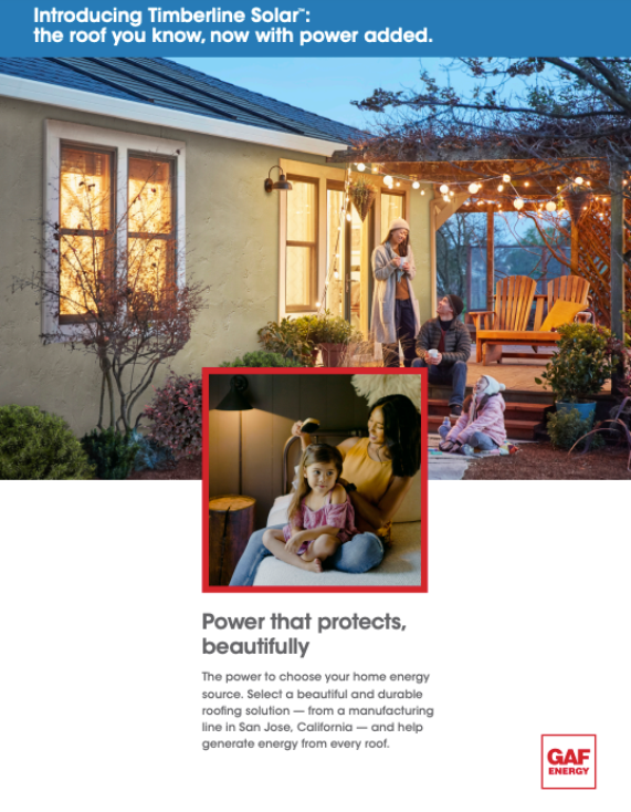 The Homeowner's Guide to GAF Timberline Solar — guide cover